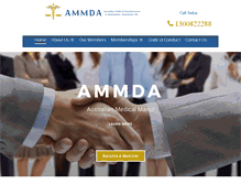 Tablet Screenshot of ammda.org